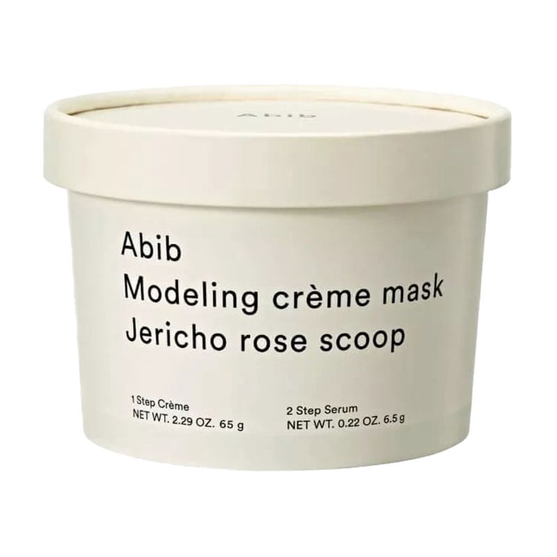 Моделювальна зволожувальна маска для обличчя Abib Modeling Creme Mask Jericho Rose Scoop з ієрихонською трояндою, 65 г + 6.5 г