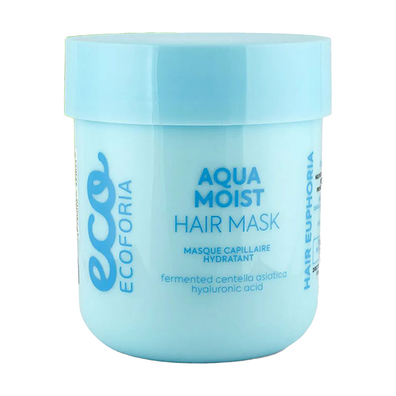 Зволожувальна маска для волосся Ecoforia Hair Euphoria Aqua Moist Hair Mask, 200 мл